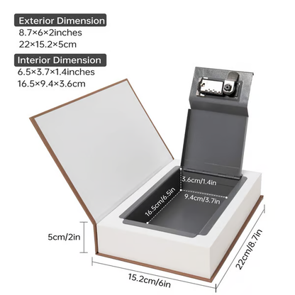 Real Paper Transfer Book Safe