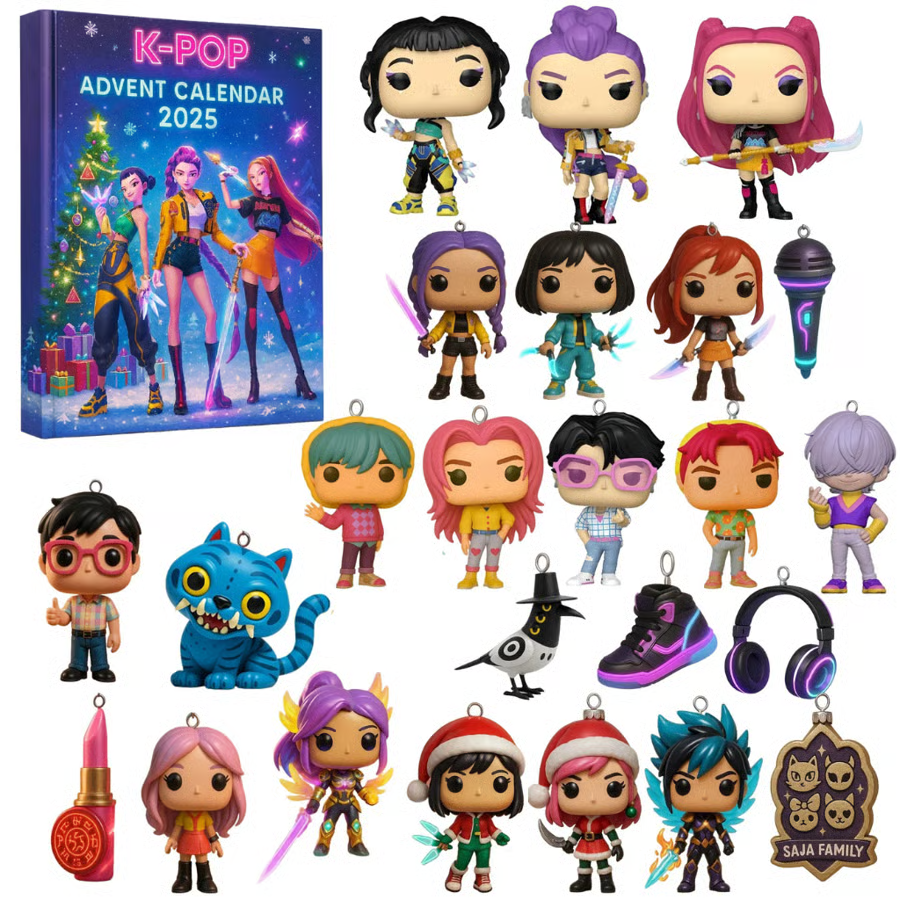 🔥Kpop Demon Hunter 2025 Advent Calendar Christmas Gift🎁